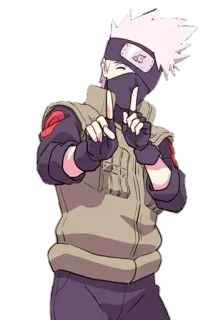 🤫 Kakashi Naruto Kakashi, Naruto, Anime, Ninja, Cartoon, Charakter whatsapp sticker