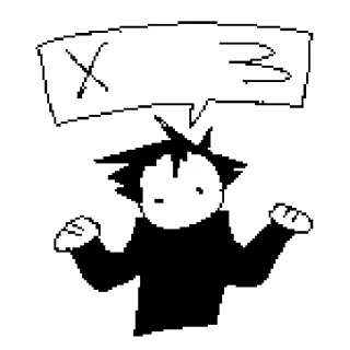 🤨 X3 telegram sticker