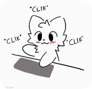 анимированный киссер :DD telegram stickers