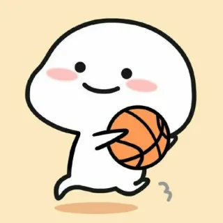 🎲 Basketball, Cartoon, Niedlich, Sport telegram sticker