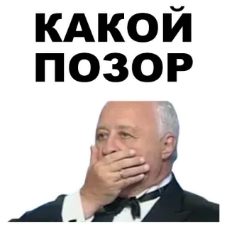 👇 КАКОЙ ПОЗОР shame, disappointment, embarrassment, russian, emotion, surprise telegram sticker