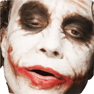 🙂 Joker The Dark Knight 悪役, コミック, ピエロ, バットマン, DCコミックス telegram sticker