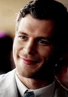 🙂 Klaus Mikaelson The Vampire Diaries portrait, man, actor, smile, Joseph Morgan, vampire, tv series telegram sticker