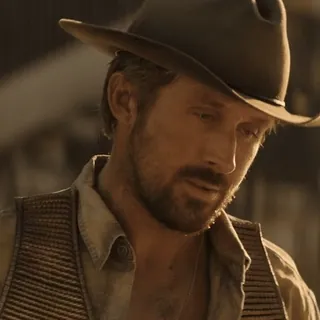 🤠 người đàn ông, mũ, cao bồi, miền tây, chân dung, Ryan Gosling telegram sticker