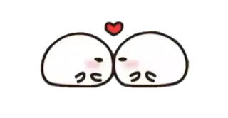 🐾 可爱, 爱, 心, 卡哇伊, 情侣, 动画 telegram sticker