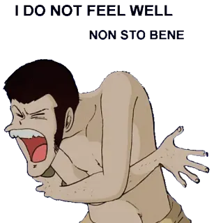 🤒 I DO NOT FEEL WELL
DO STH NOW telegram sticker