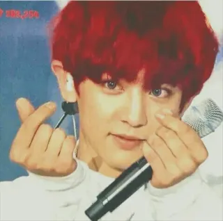 💜 Chanyeol k-pop, singer, idol, korean, music, fan telegram sticker