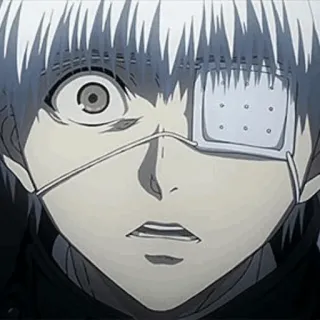 💉 Ken Kaneki Tokyo Ghoul 애니메이션, 구울, 만화, 카네키 켄, 도쿄 구울 telegram sticker
