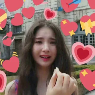 💘 爱心, 爱, 可爱, 浪漫, 女孩, 女人 whatsapp sticker