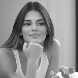 🤍 Kendall Jenner คนดัง, นางแบบ, บุคคล, ภาพเหมือน telegram sticker