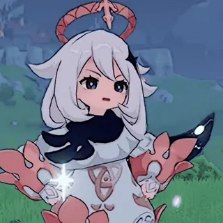 🍥 Paimon Genshin Impact 派蒙, 原神, 动漫, 游戏, 可爱 whatsapp sticker