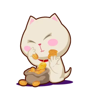 gagapay_cat whatsapp stickers