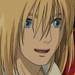 🗝 Howl Howl's Moving Castle Anime, Howl, Studio Ghibli, Le Château Ambulant, Personnage telegram sticker