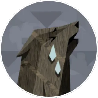 😢 lobo, llorando, triste, animal, geométrico, minimalista telegram sticker