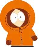 🤔 Kenny McCormick South Park cartoon, south park, kenny, orange, hoodie telegram sticker