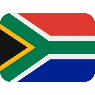 🇿🇦 bandera, sudáfrica, país telegram sticker