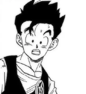 🔥 Gohan Dragon Ball 动漫, 漫画, 龙珠, 悟饭, 角色, 插画 telegram sticker