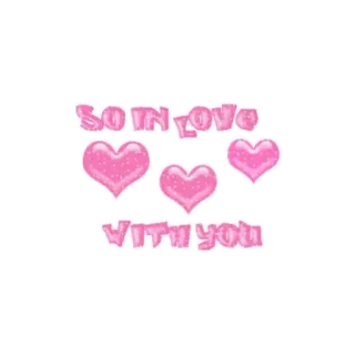 💞 SO IN LOVE WITH YOU 爱, 心, 浪漫, 感情, 关系, 闪耀 whatsapp sticker