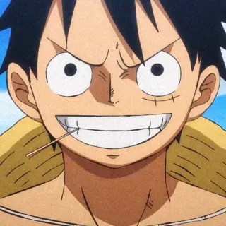 🥟 Monkey D. Luffy One Piece 动漫, 海贼王, 蒙奇·D·路飞, 路飞, 海盗 telegram sticker