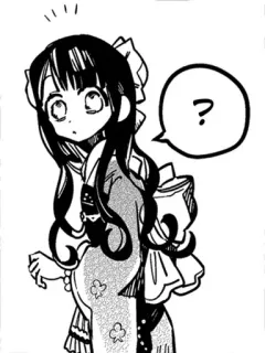 🍙 ? Anime, Manga, Nhân vật, Dấu chấm hỏi, Phong cách Nhật Bản, Minh họa whatsapp sticker