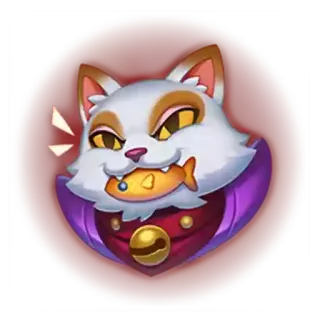 😼 kot, ryba, zwierzę, kreskówka, zwierzę domowe telegram sticker