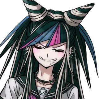 😁 Ibuki Mioda Danganronpa Anime, Ibuki Mioda, Danganronpa, Cartoon, Fanart telegram sticker