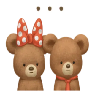 😐 ... orso, cartone animato, carino, animali, orsacchiotto, orsi telegram sticker