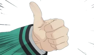 👍 большой палец вверх, согласие, ок, жест рукой, позитив, одобрить telegram sticker