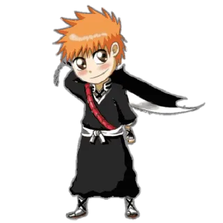 😔 Ichigo Kurosaki Bleach Anime, Manga, Ichigo, Bleach, Personaggio telegram sticker