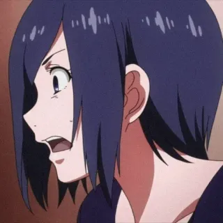 🌟 Touka Kirishima Tokyo Ghoul anime, touka, tokyo ghoul, ghul, mädchen, charakter, animiert whatsapp sticker