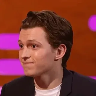 ⚙ Tom Holland celebridad, actor, retrato, hombre whatsapp sticker