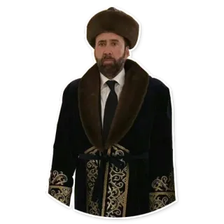 Казахский Кейдж (@stickerssave) telegram stickers