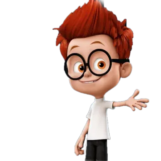 😃 Sherman Mr. Peabody & Sherman Dibujo animado, Personaje, Sherman, Mr. Peabody y Sherman, Niño, Animación, Infantil whatsapp sticker