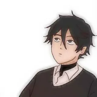 🐾 Cartoon, Portret, Jongen, Man, Anime, Personage whatsapp sticker