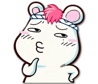 💭 dibujo animado, personaje, lindo, ilustración, pegatina whatsapp sticker