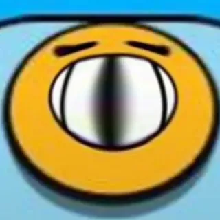 😌 Emoji, Gesicht, Zähne, Cartoon, Sticker telegram sticker