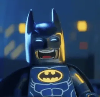 ⚫ Batman The Lego Batman Movie Batman, Lego Batman, Superhero, DC Comics, Lego telegram sticker