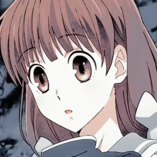 😲 Tohru Honda Fruits Basket Anime, Kartun, Imut, Gadis, Manga, Potret, Karakter telegram sticker