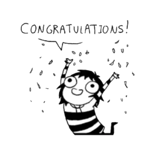 🎉 CONGRATULATIONS! celebration, congratulations, confetti, happy, celebratory telegram sticker