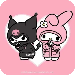 ❤ Kuromi KUROMI
MY MELODY kuromi, my melody, sanrio, kawaii, lindo, personaje, pegatina, anime telegram sticker