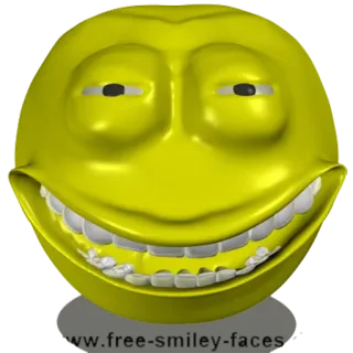 😹 www.free-smiley-faces.com 微笑, 脸, 黄色, 快乐, 互联网, 表情符号 telegram sticker