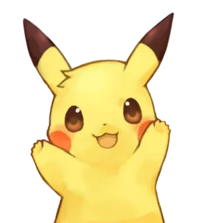 Pikachu @animedubbed_1 whatsapp stickers