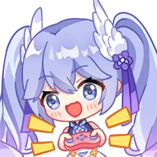 晚比 telegram stickers
