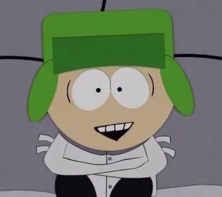 🌟 Kyle Broflovski South Park Kreskówka, Serial, Kyle, South Park, Animacja, Komedia telegram sticker