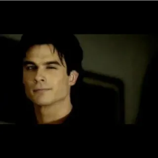 😁 Damon Salvatore The Vampire Diaries wampir, Ian Somerhalder, mrugnięcie, przystojny, nadprzyrodzone telegram sticker