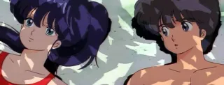 🚣 Akane Tendo Ranma ½ 애니메이션, 여성, 일본, 만화, 캐릭터 telegram sticker