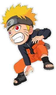 😡 Naruto anime, naruto, cartoon, manga, character, ninja telegram sticker