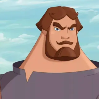 🕳️ cartoon, man, character, animation telegram sticker
