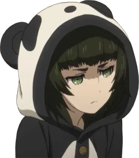 😼 Ruka Urushibara Steins;Gate Anime, Panda, Niedlich, Urushibara, SteinsGate, Ruka telegram sticker