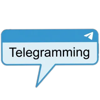 👍 Telegram Telegramming telegram, chat, messaging, bubble, communication, social whatsapp sticker